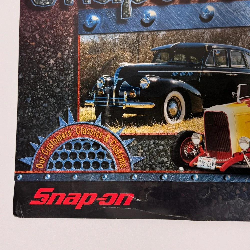 Vintage 1997 Snap-on Snapshots Classics and Customs Car Wall Calendar Hot Rods